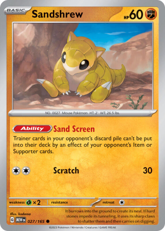 Check De Actuele Waarde Van Je Sandshrew 27 165 Uit De 151 Set Op