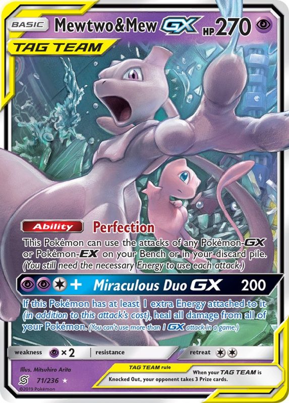 Check De Actuele Waarde Van Je Mewtwo Mew GX 71 236 Kaart Uit De