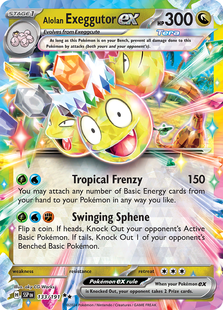 Alolan Exeggutor ex-133-Surging Sparks