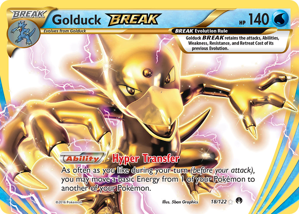 Check de actuele waarde van je Golduck BREAK kaart de BREAKpoint set.