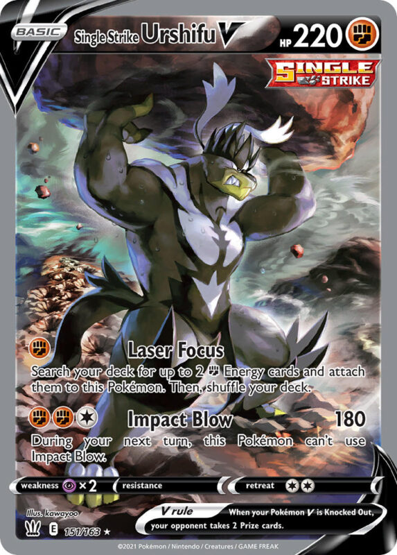 single strike urshifu vmax battle deck