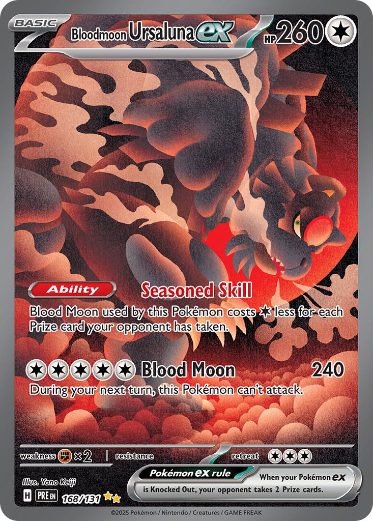 Bloodmoon Ursaluna ex-168-Prismatic Evolutions