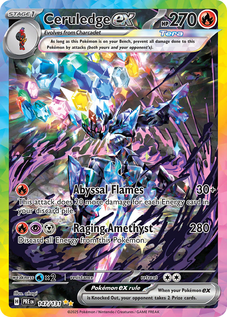 Ceruledge ex-147-Prismatic Evolutions