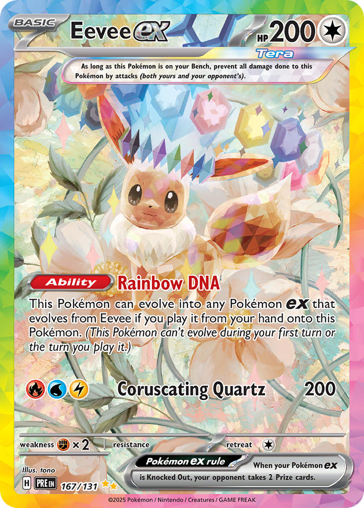 Eevee ex-167-Prismatic Evolutions