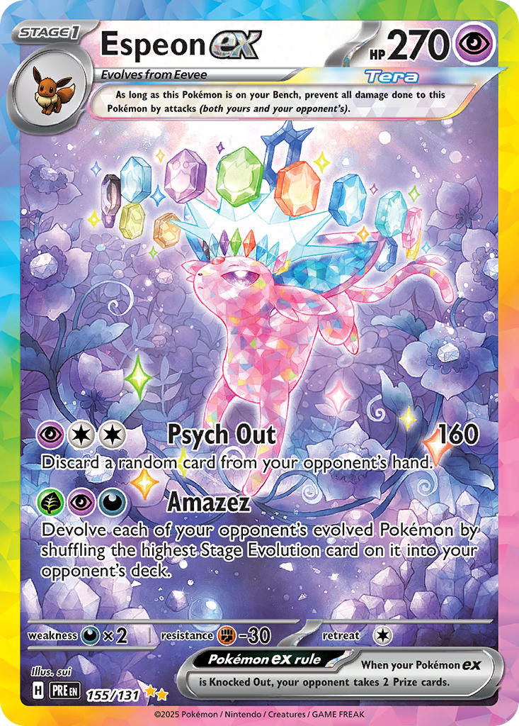 Espeon ex-155-Prismatic Evolutions