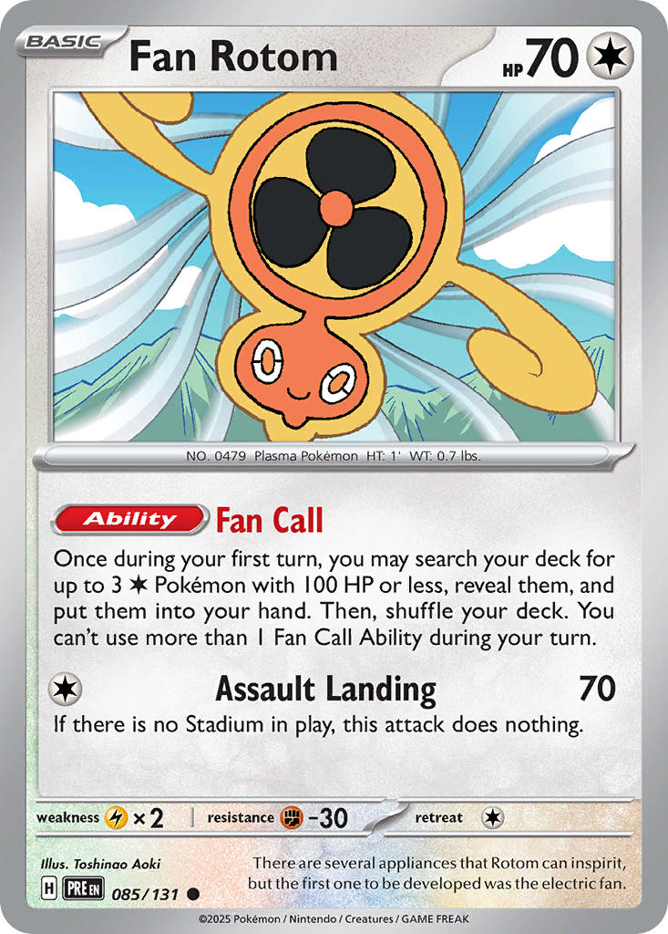 Fan Rotom-085-Prismatic Evolutions