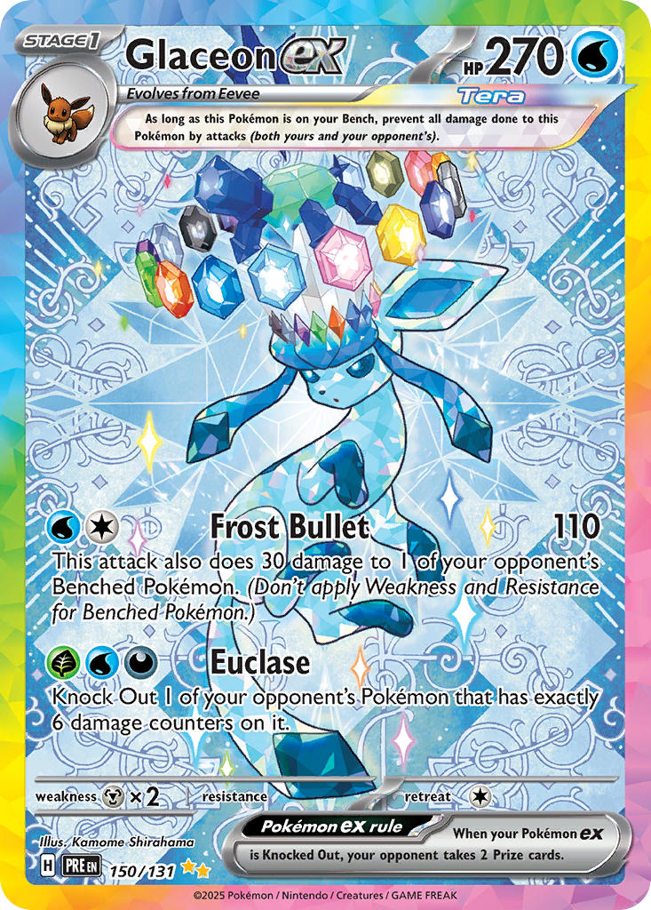 Glaceon ex-150-Prismatic Evolutions