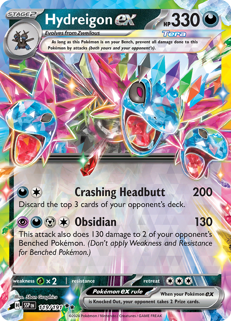 Hydreigon ex-119-Surging Sparks