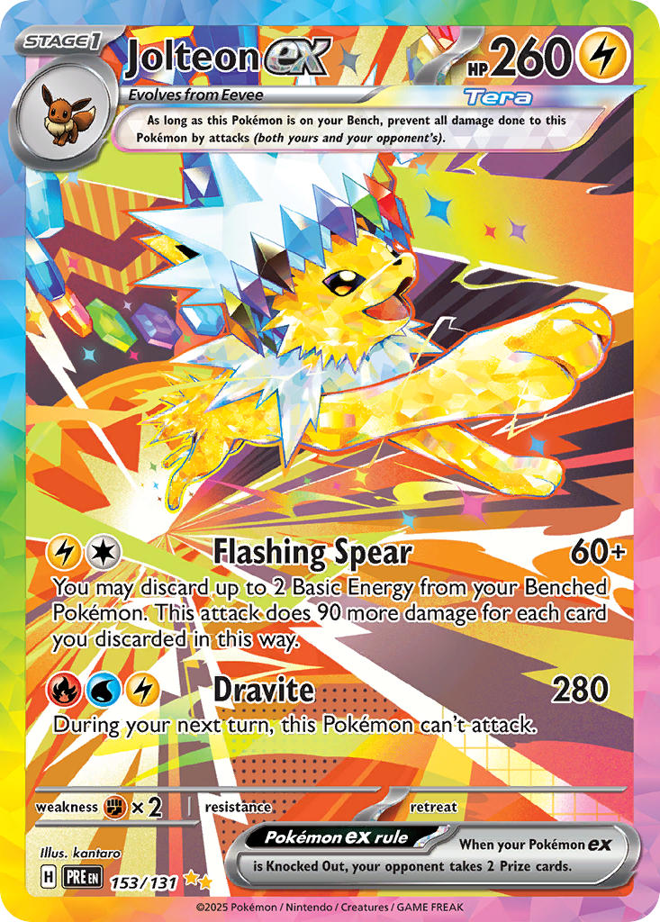 Jolteon ex-153-Prismatic Evolutions