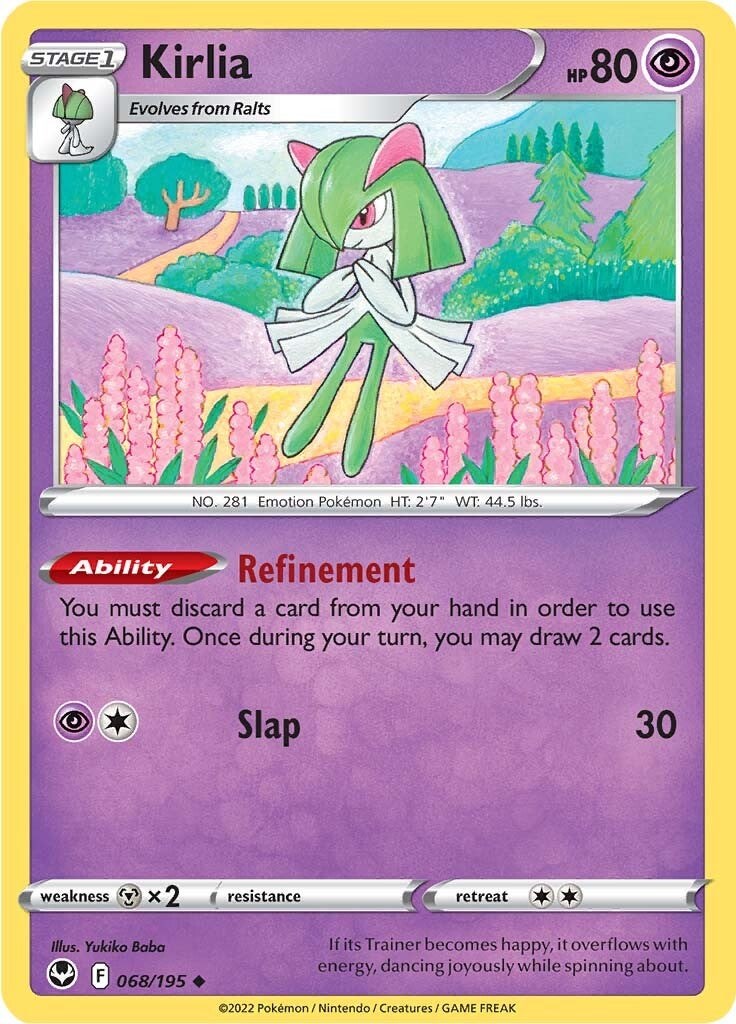 Kirlia-silver-tempest-SWSH-068/195