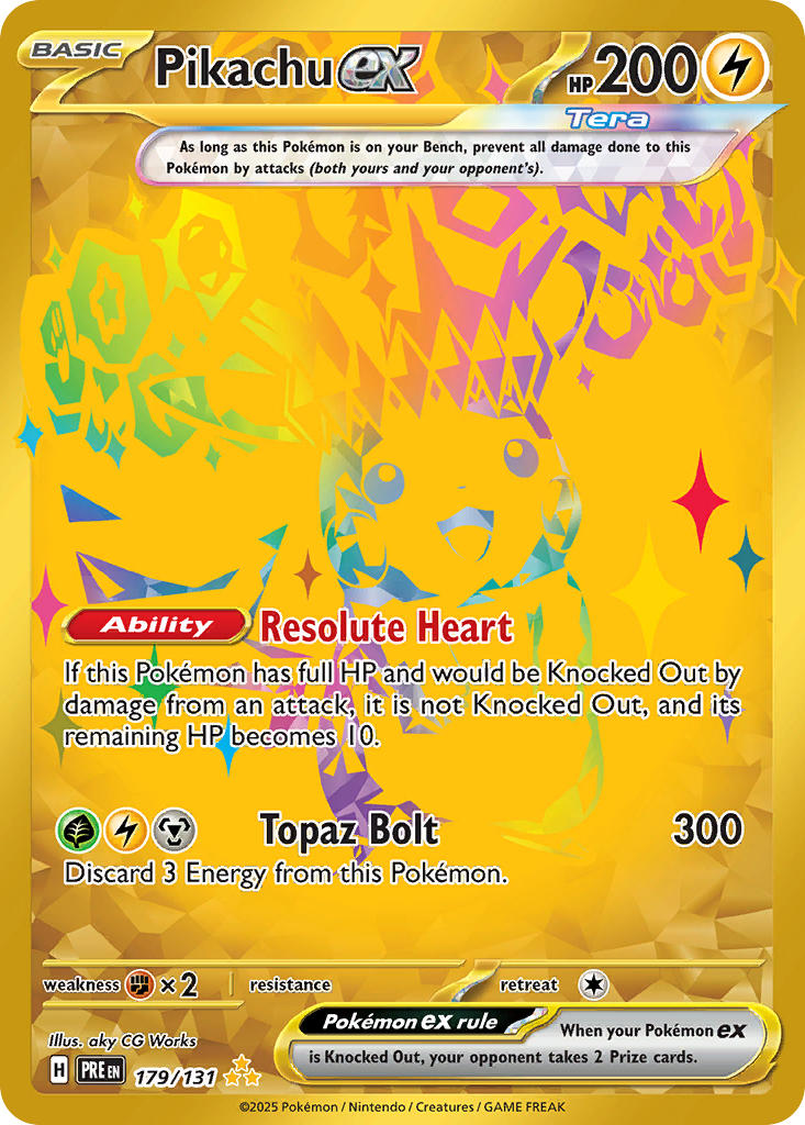 Pikachu ex-179-Prismatic Evolutions