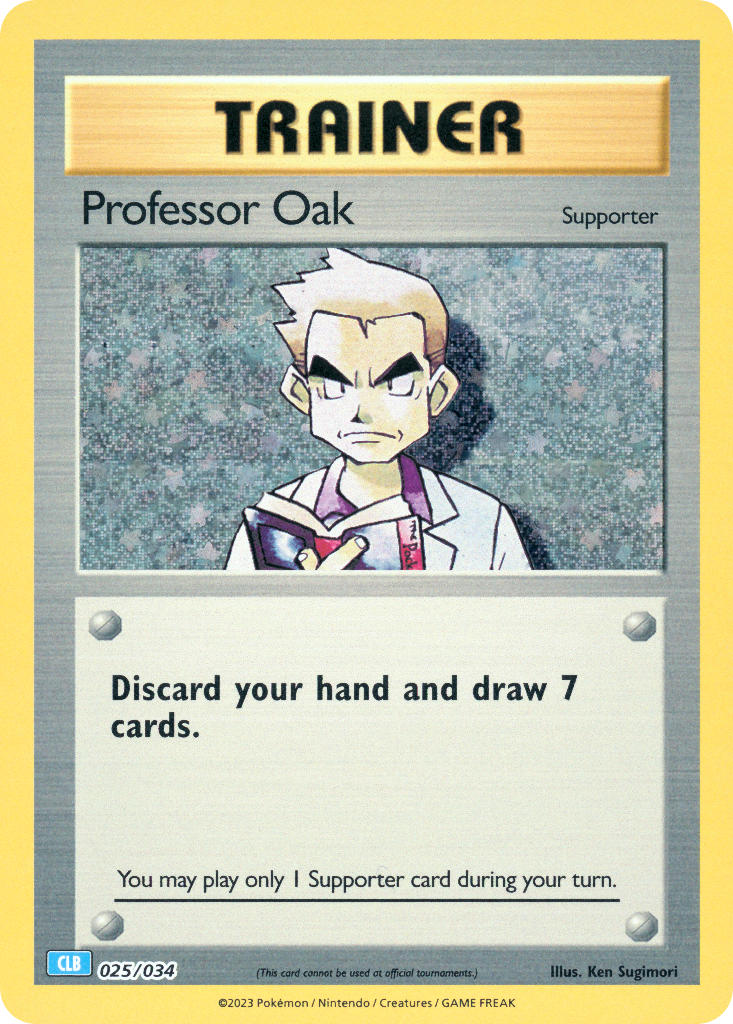 Professor Oak-Pokemon TCG Classic - Blastoise