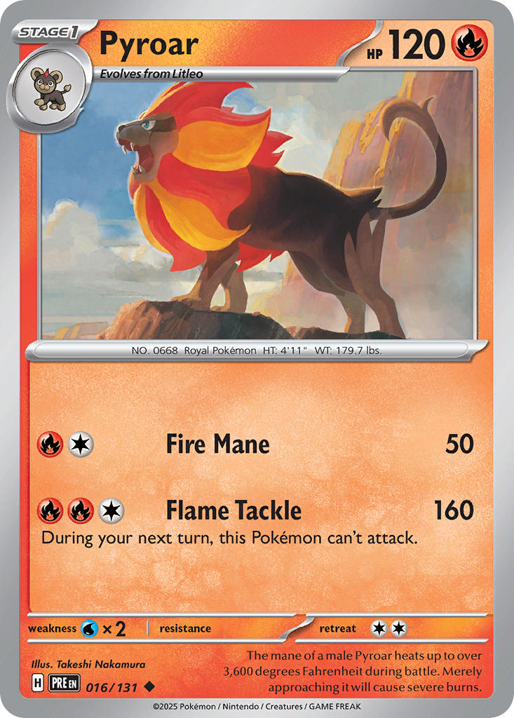 Pyroar-016-Prismatic Evolutions