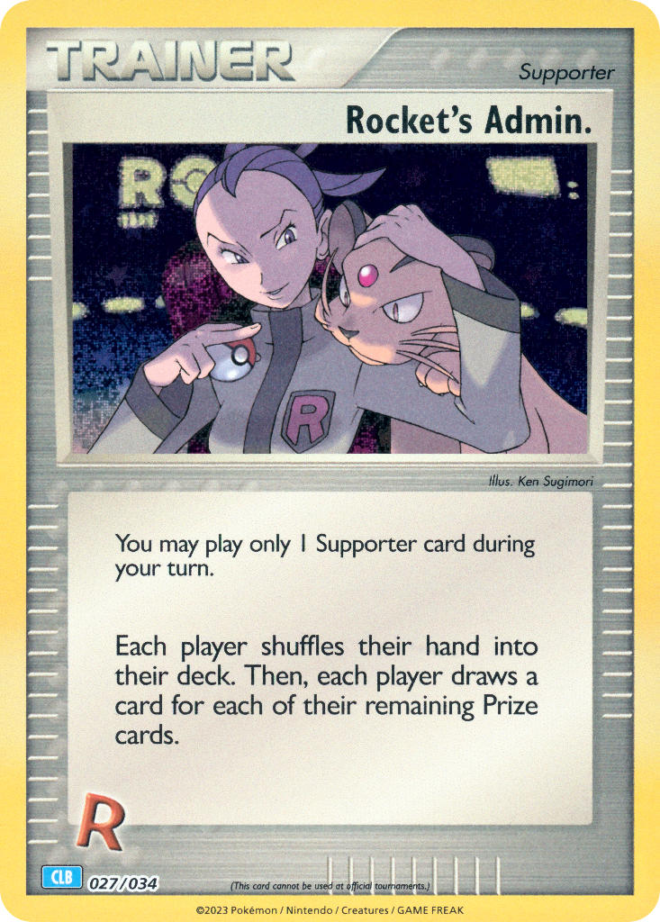 Rocket’s Admin.-Pokemon TCG Classic - Blastoise