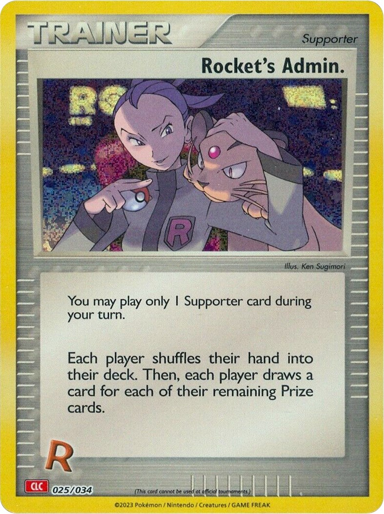 Rocket’s Admin.-Pokemon TCG Classic - Charizard