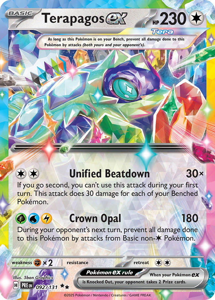 Terapagos ex-092-Prismatic Evolutions