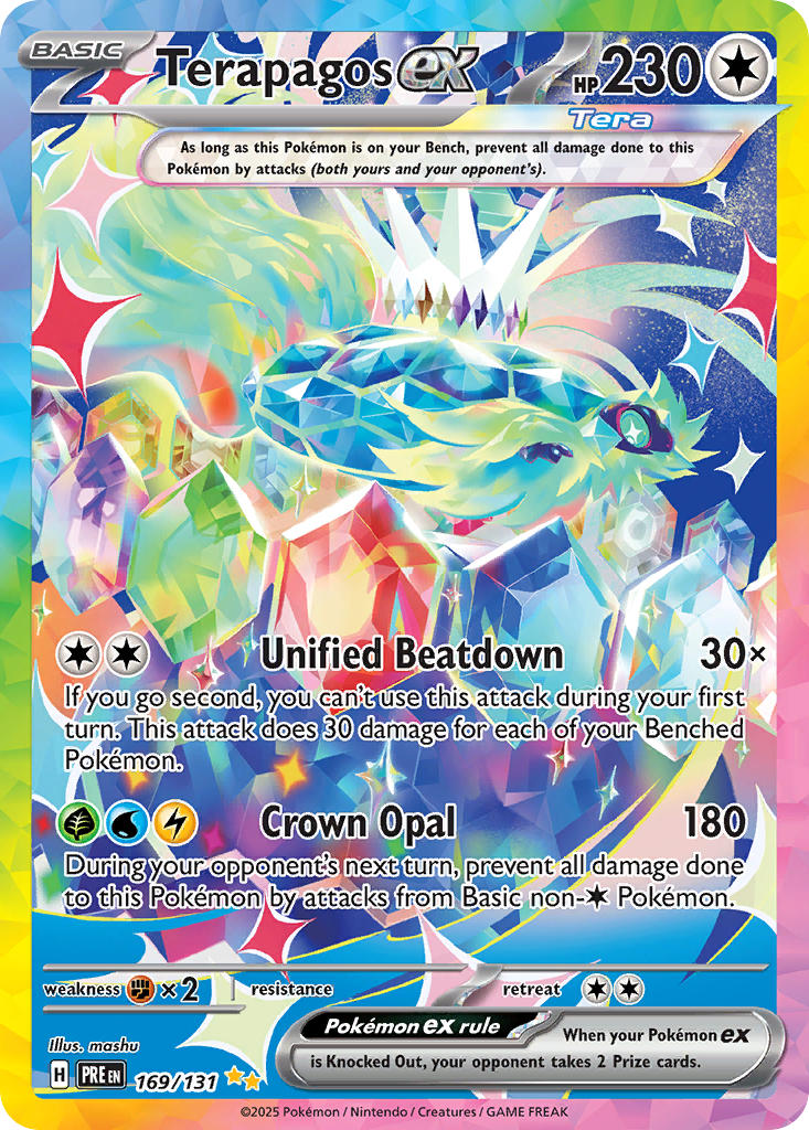 Terapagos ex-169-Prismatic Evolutions