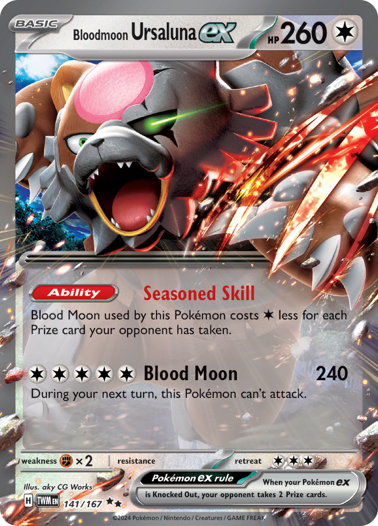 Bloodmoon Ursaluna ex-141-Twilight Masquerade